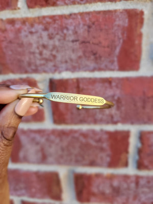 Warrior Goddess Affirmation Bangle
