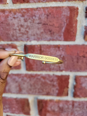 Warrior Goddess Affirmation Bangle