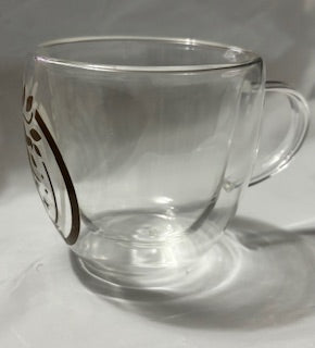 Double-Walled Glass Cup with Handles