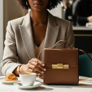 THE NINA CIGAR BOX BAG thebagicon