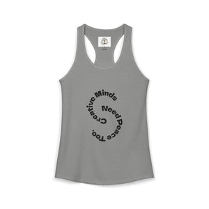 "Creative Minds Need Peace Too" (Back) Peace is the Flex.