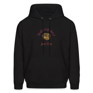 Jam Vino “That’s My Jam” Hoodie – Unisex Cozy Fleece Sweatshirt - black