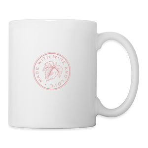 Jam Vino 11oz Ceramic coffee Mug — Dishwasher & Microwave Safe - white
