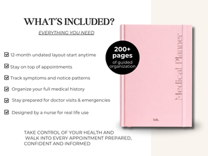 Medical Planner-Strength Through Compassion (Pink)