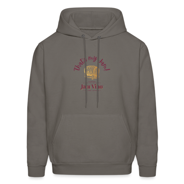 Jam Vino “That’s My Jam” Hoodie – Unisex Cozy Fleece Sweatshirt - asphalt gray
