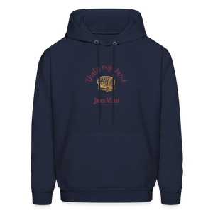 Jam Vino “That’s My Jam” Hoodie – Unisex Cozy Fleece Sweatshirt - navy