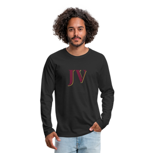 JV Premium Long Sleeve T-Shirt – Soft 100% Cotton Unisex Tee - black