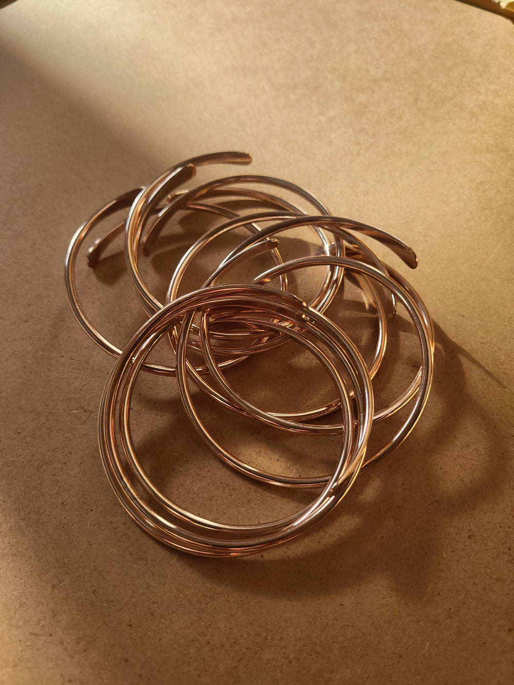 Copper Bangle Set