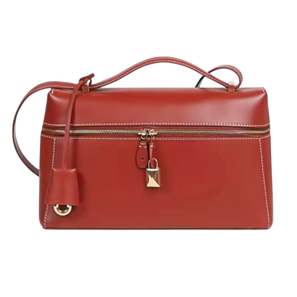 The Zelma Leather Bauletto Bag