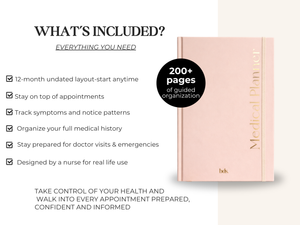 Medical Planner-Strength Through Peace Of Mind (Beige)