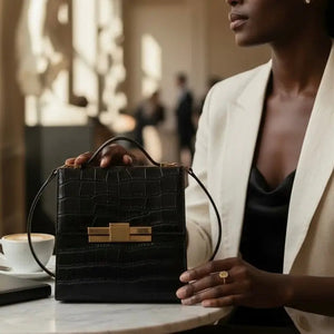 THE NINA CIGAR BOX BAG thebagicon