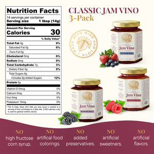 Jam Vino Deluxe Gift Set