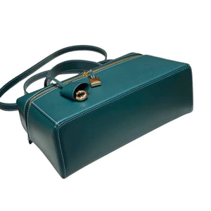 The Zelma Leather Bauletto Bag