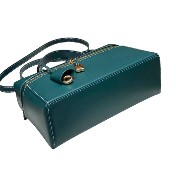The Zelma Leather Bauletto Bag