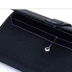 PEBBLED LEATHER WALLET thebagicon