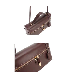 The Zelma Leather Bauletto Bag