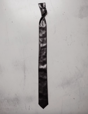Midnight Leather Tie