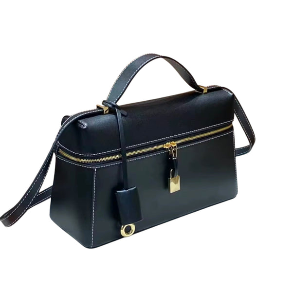 The Zelma Leather Bauletto Bag