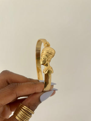 Supreme Egyptian Brass Bangle Set - Handcrafted Spiritual Jewelry