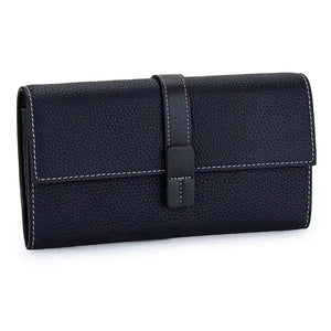 PEBBLED LEATHER WALLET thebagicon