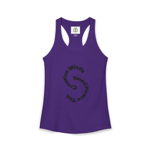 "Creative Minds Need Peace Too" (Back) Peace is the Flex.