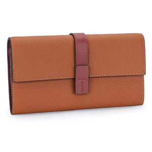 PEBBLED LEATHER WALLET thebagicon