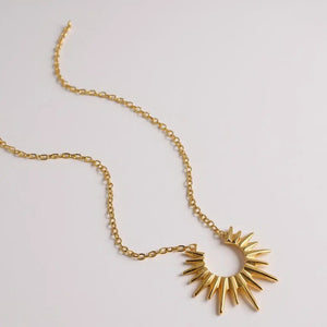 Starburst Gold Necklace thebagicon
