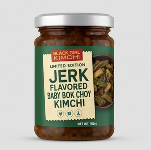 Jerk Flavored Baby Bok Choy Kimchi