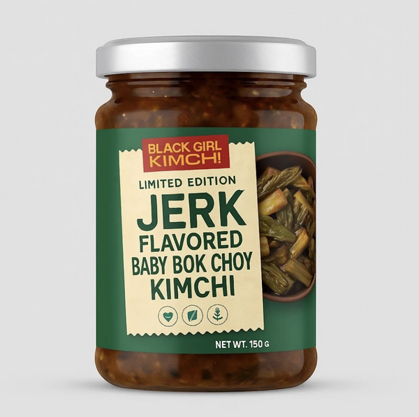 Jerk Flavored Baby Bok Choy Kimchi