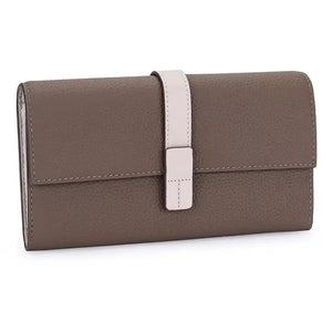 PEBBLED LEATHER WALLET thebagicon