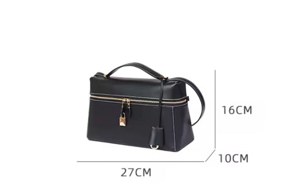 The Zelma Leather Bauletto Bag