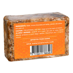 raw african black soap