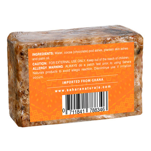 raw african black soap