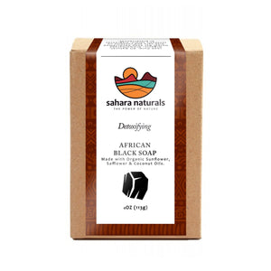 African Black Soap with Shea Butter + Charcoal