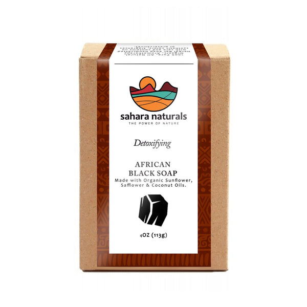 African Black Soap with Shea Butter + Charcoal