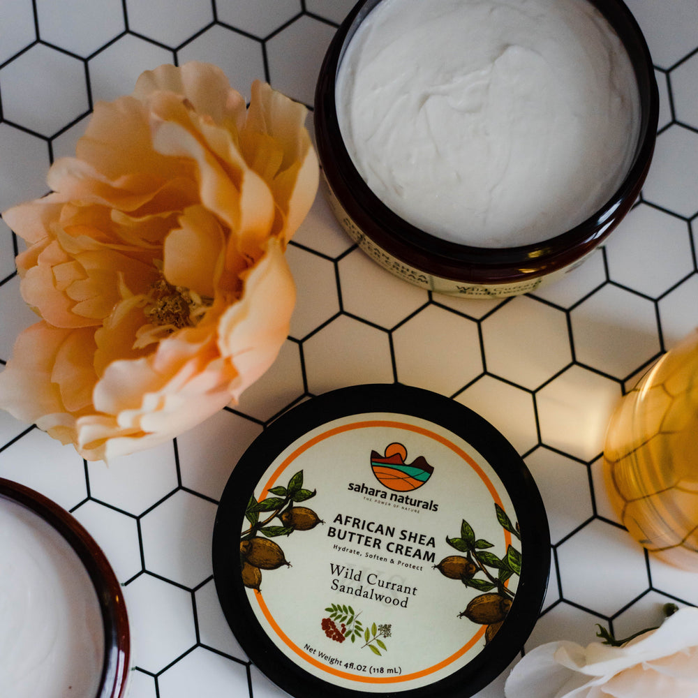 African Shea Butter Cream Wild Currant Sandalwood
