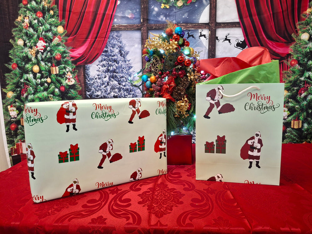 Black Santa Gift Bag