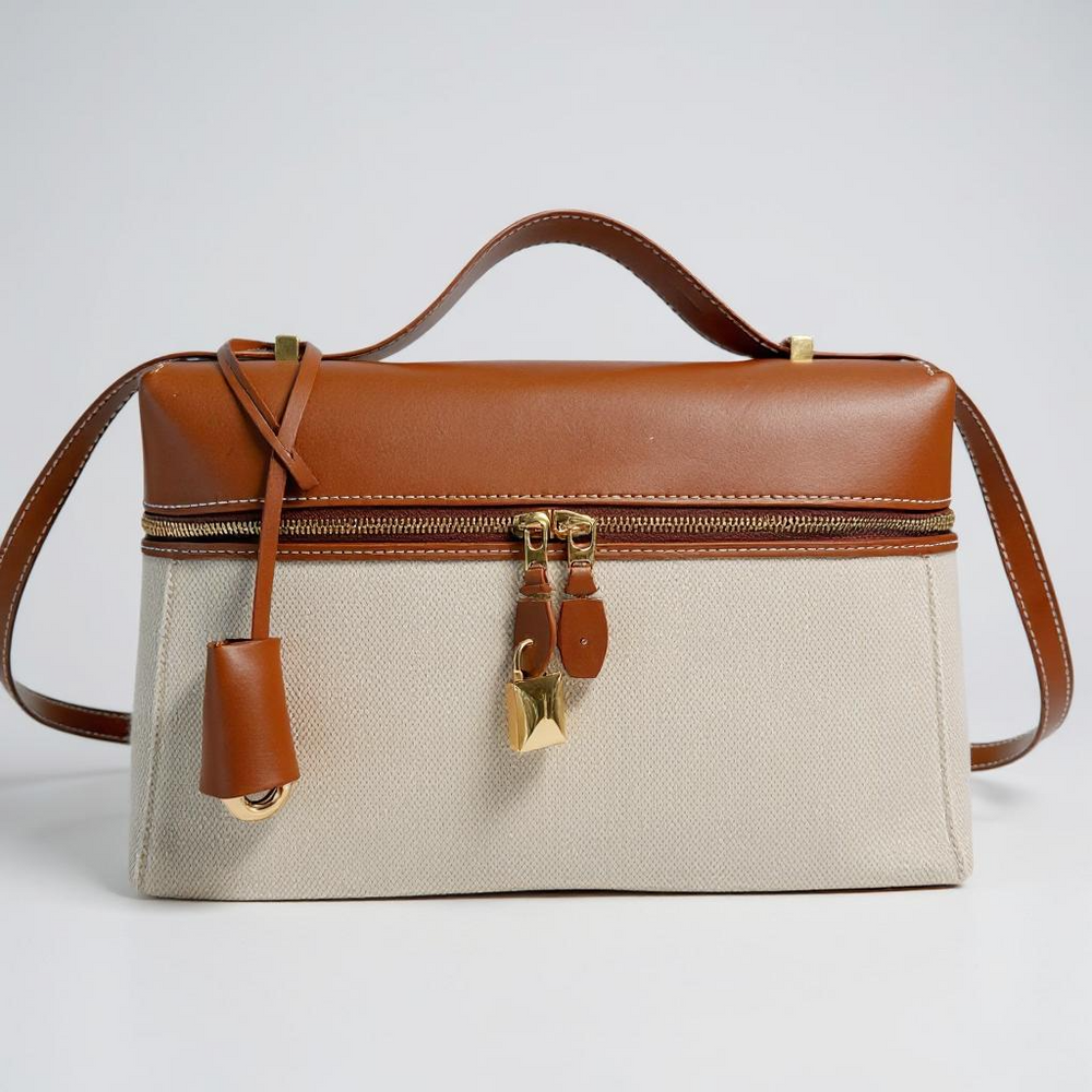 The Zelma Leather Bauletto Bag