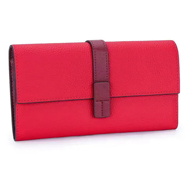 PEBBLED LEATHER WALLET thebagicon