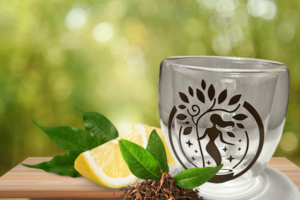 Double-Walled Glass Cup with Handle - PNL logo on cup!