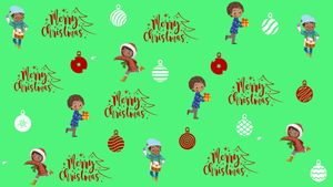 Merry Christmas Boy Gift Wrapping Paper