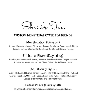 Menstrual Blends + Seed Cycling