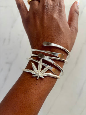 Silver "Ganja Goddess" Set