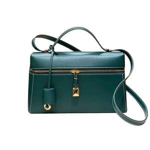 The Zelma Leather Bauletto Bag