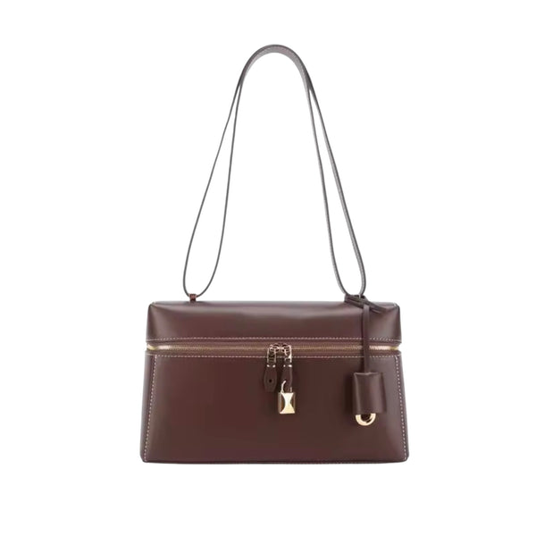 The Zelma Leather Bauletto Bag