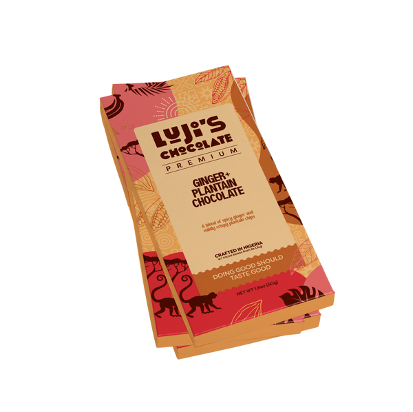 Ginger + Plantain Chocolate (4-pack)