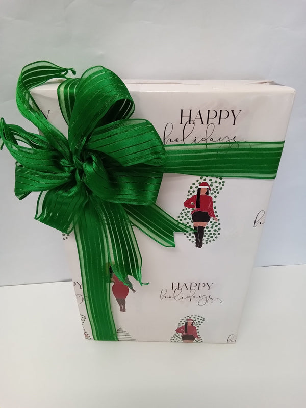 Happy Holiday Women Gift wrapping paper
