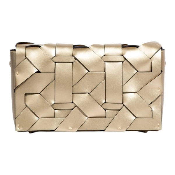 THE ZENOBIA WOVEN CLUTCH thebagicon