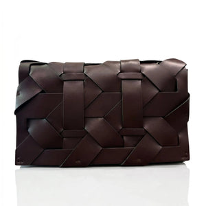 THE ZENOBIA WOVEN CLUTCH thebagicon