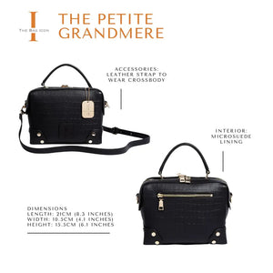 THE PETITE GRANDMERE TRUNK BAG thebagicon